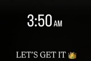 起床更早了!詹姆斯社媒发布动态:凌晨3点50分就准备训练👑 起床更早了!詹姆斯社媒发布动态:凌晨3点50分就准备训练👑