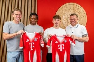 拜仁官方:与17岁卡尔、16岁麦克两名青训小将完成续约 拜仁官方:与17岁卡尔、16岁麦克两名青训小将完成续约