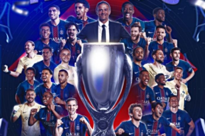 载入史册🏆巴黎夺得队史首座欧超杯冠军!成为赛史首个法国冠军 载入史册🏆巴黎夺得队史首座欧超杯冠军!成为赛史首个法国冠军