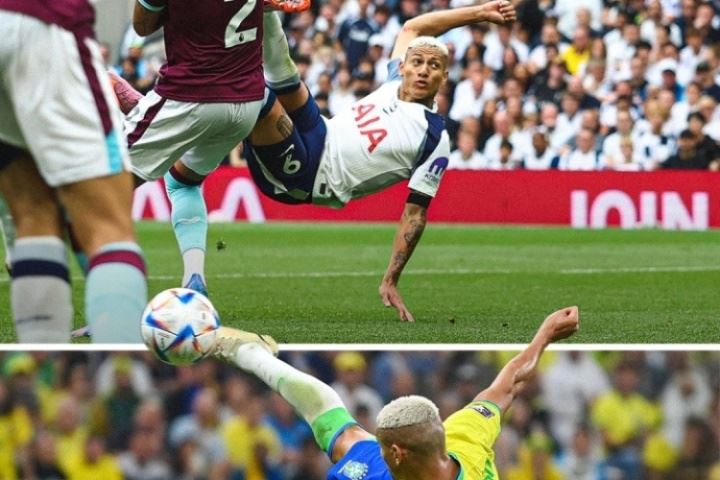 🤸梦回世界杯!英超官方晒理查利森两记倒钩剪影:这集看过! 🤸梦回世界杯!英超官方晒理查利森两记倒钩剪影:这集看过!