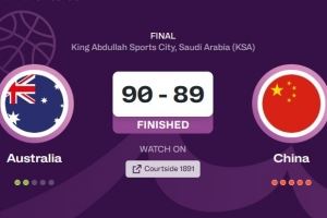 不败金身!澳大利亚男篮参加亚洲杯以来的全胜战绩来到18胜0负 不败金身!澳大利亚男篮参加亚洲杯以来的全胜战绩来到18胜0负