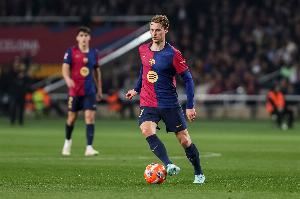 世体:巴萨再遭FIFA病毒影响,德容因伤将缺席对阵瓦伦西亚比赛 世体:巴萨再遭FIFA病毒影响,德容因伤将缺席对阵瓦伦西亚比赛