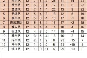 2025江苏省城市足球联赛(常规赛阶段)最终积分榜和淘汰赛对阵 2025江苏省城市足球联赛(常规赛阶段)最终积分榜和淘汰赛对阵
