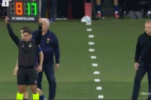 仅提前1分钟换下😅22岁佩德“驴”提前下场,享受全场膜拜+掌声 仅提前1分钟换下😅22岁佩德“驴”提前下场,享受全场膜拜+掌声