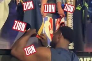 人气火爆!锡安被澳洲球迷争着要签名 现场听取zion一片 人气火爆!锡安被澳洲球迷争着要签名 现场听取zion一片